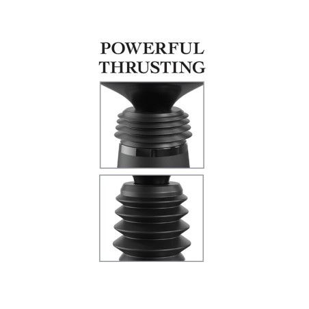 FETISH FANTASY SERIES - BODY DOCK THRUSTER SUJETA DILDOS CON 7 MODOS DE EMPUJE NEGRO FETISH FANTASY SERIES