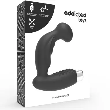 Vibrador Prostático Recargable Model 3 - Negro - 10 Modos