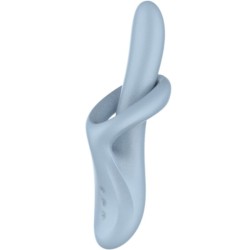 SATISFYER - HEAT FLEX 4 VIBRADOR EFECTO CALOR 12 VIBRACIONES AZUL SATISFYER VIBRATOR