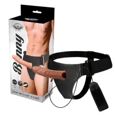 HARNESS ATTRACTION - ARNÉS  HUECO BENNY CON VIBRADOR 15 CM -O- 4.5 CM 2