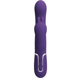 PRETTY LOVE - CAMMY TRIPLE VIBRADOR MULTIFUNCIÓN 4 EN 1 MORADO PRETTY LOVE FLIRTATION 2