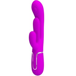 PRETTY LOVE - SHANIA TRIPLE VIBRADOR RABBIT MULTIFUNCIÓN ROSA PRETTY LOVE FLIRTATION