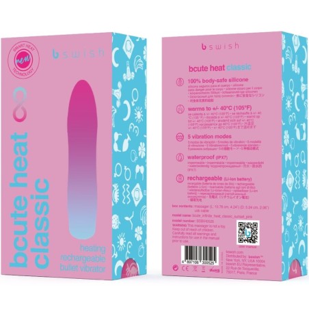 B SWISH - BCUTE INFINITE HEAT CLASSIC VIBRADOR CALENTABLE ROSA B SWISH