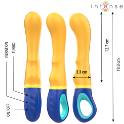 INTENSE - SHAGGY VIBRADOR PUNTO-G AMARILLO INTENSE FUN 2