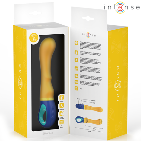 INTENSE - SHAGGY VIBRADOR PUNTO-G AMARILLO INTENSE FUN