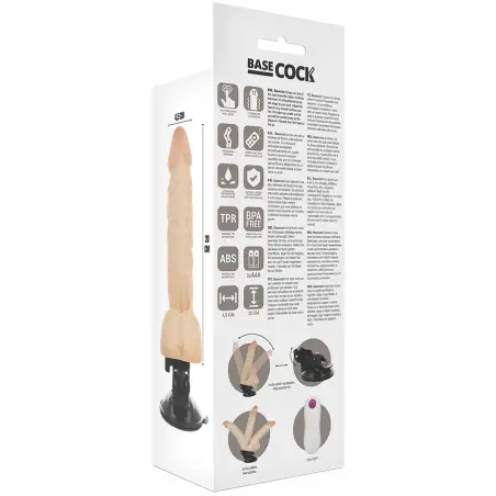 Vibrador Realístico Articulable Control Remoto Natural 20 cm