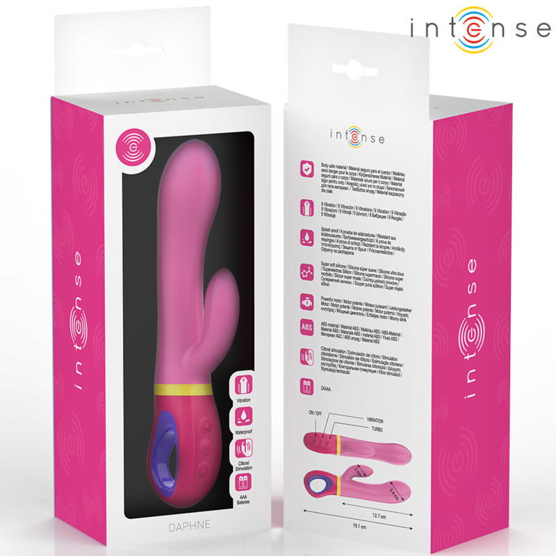 INTENSE - DAPHNE VIBRADOR RABBIT ROSA 