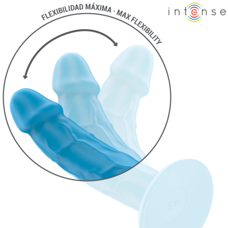 INTENSE - PHOEBE VIBRADOR REALÍSTICO 10 VIBRACIONES AZUL CONTROL REMOTO INTENSE FUN