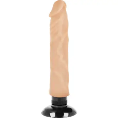 Vibrador Realístico 2-1 Natural 20 cm Ø 4 cm | Basecock