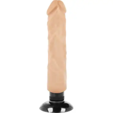 Vibrador Realístico 2-1 Natural 20 cm Ø 4 cm | Basecock