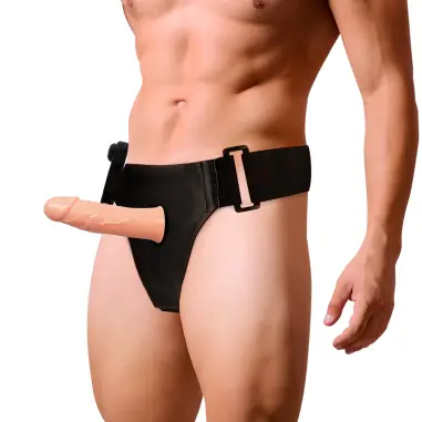 HARNESS ATTRACTION - ARNÉS  HUECO GREGORY CON VIBRADOR 16.5 CM -O- 4.3 CM