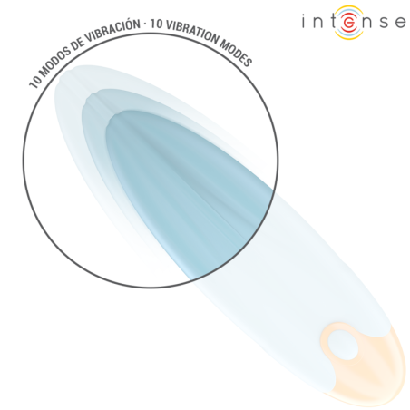 INTENSE - MIKE BALA VIBRADORA 10 VIBRACIONES AZUL INTENSE FUN