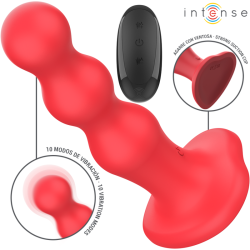 INTENSE - CODY VIBRADOR CON VENTOSA ROJO CONTROL REMOTO INTENSE FUN