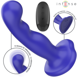 INTENSE - SHORTY VIBRADOR CON VENTOSA AZUL CONTROL REMOTO INTENSE FUN