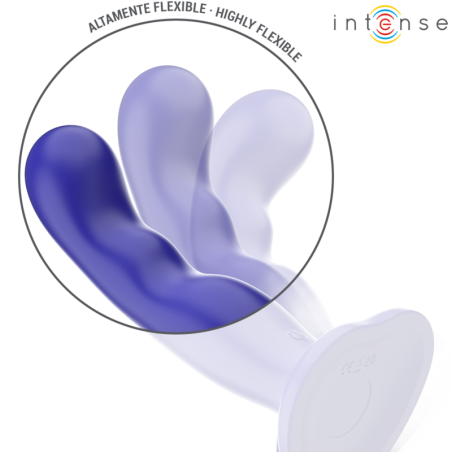 INTENSE - SHORTY VIBRADOR CON VENTOSA AZUL CONTROL REMOTO INTENSE FUN