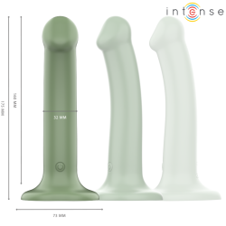 INTENSE - BECCA VIBRADOR CON VENTOSA 10 VIBRACIONES VERDE CONTROL REMOTO INTENSE FUN 2