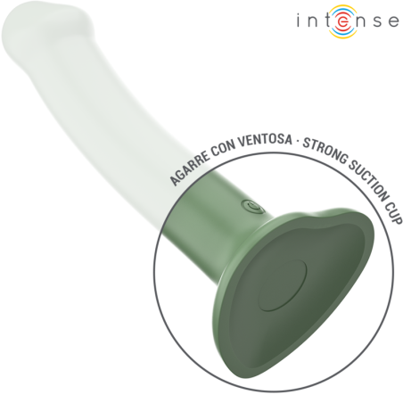 INTENSE - BECCA VIBRADOR CON VENTOSA 10 VIBRACIONES VERDE CONTROL REMOTO INTENSE FUN