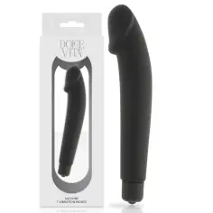 DOLCE VITA - REALISTIC VIBRADOR SILICONA NEGRO 2