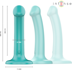 INTENSE - KATIE VIBRADOR CON VENTOSA 10 VIBRACIONES AZUL OSCURO CONTROL REMOTO INTENSE FUN 2