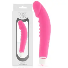 DOLCE VITA - REALISTIC PLEASURE VIBRADOR SILICONA ROSA 2
