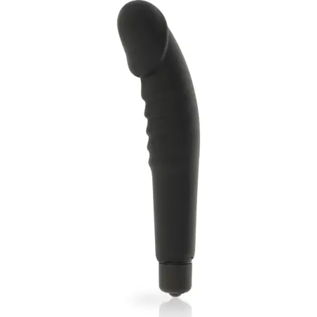 Realistic Pleasure Vibrador Silicona Negro | Dolce Vita
