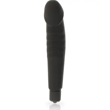 Realistic Pleasure Vibrador Silicona Negro | Dolce Vita