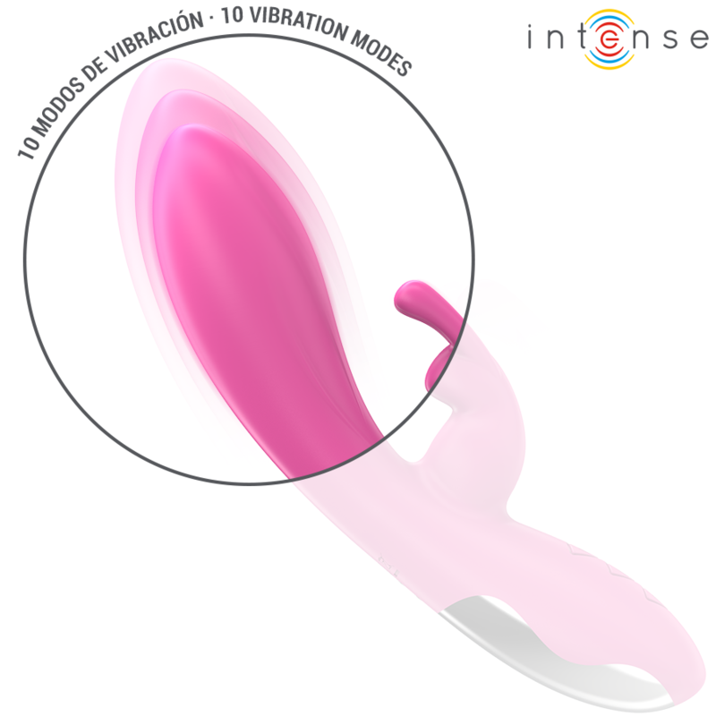 INTENSE - RANDALL VIBRADOR RABBIT 10 VIBRACIONES ROSA 