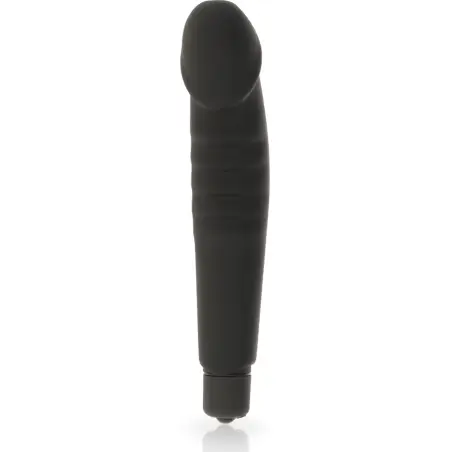 Realistic Pleasure Vibrador Silicona Negro | Dolce Vita