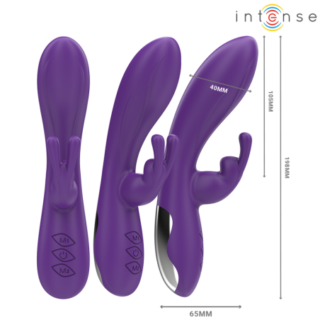 INTENSE - RANDALL VIBRADOR RABBIT 10 VIBRACIONES MORADO 