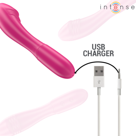 INTENSE - BELINDA VIBRADOR 19 CM FLEXIBLE 10 VIBRACIONES ROSA INTENSE FUN