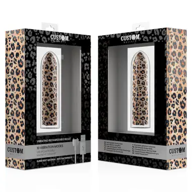 Bala Recargable Leopard 10 Intensidades | Custom Bullets