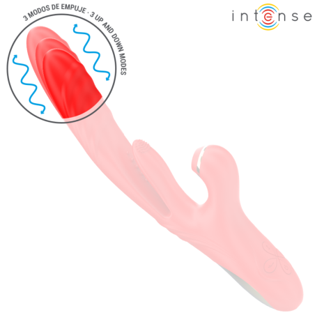 INTENSE - KAROL VIBRADOR MULTIFUNCIÓN EMPUJE & ESTIMULACIÓN & ONDAS ESTIMULADORAS ROJO INTENSE FUN