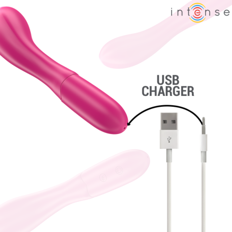 INTENSE - LISETTE VIBRADOR 19 CM FLEXIBLE 10 VIBRACIONES ROSA INTENSE FUN
