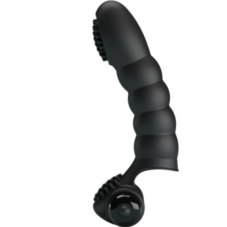 PRETTY LOVE - ALEXANDER VIBRADOR DE DEDO 10 VIBRACIONES NEGRO PRETTY LOVE