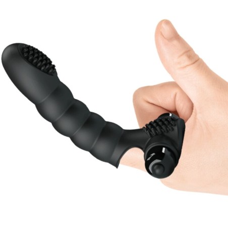 PRETTY LOVE - ALEXANDER VIBRADOR DE DEDO 10 VIBRACIONES NEGRO PRETTY LOVE