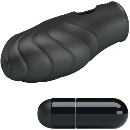 PRETTY LOVE - LICH VIBRADOR DE DEDO SILICONA NEGRO PRETTY LOVE