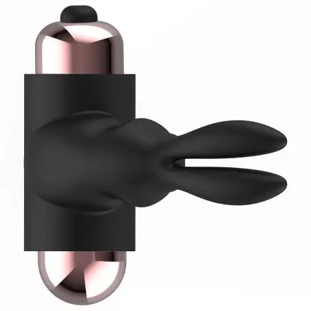 Cock Ring Anillo Vibrador Negro / Gold - Sumergible