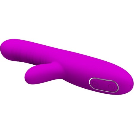 PRETTY LOVE - ANGELIQUE VIBRADOR MULTIFUNCIÓN + ESTIMULADOR DE CLÍTORIS MORADO PRETTY LOVE