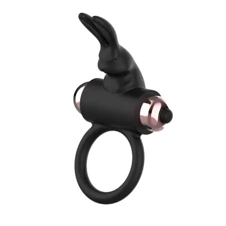 Cock Ring Anillo Vibrador Negro / Gold - Sumergible