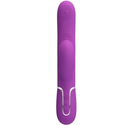 PRETTY LOVE - PERLITA VIBRADOR RABBIT MULTIFUNCIÓN 3 EN 1 MORADO PRETTY LOVE 2