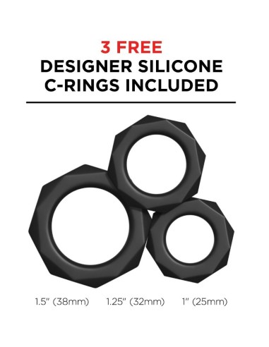 PDX ELITE - STROKER REALÍSTICO GARGANTA PROFUNDA CON VIBRACIÓN 