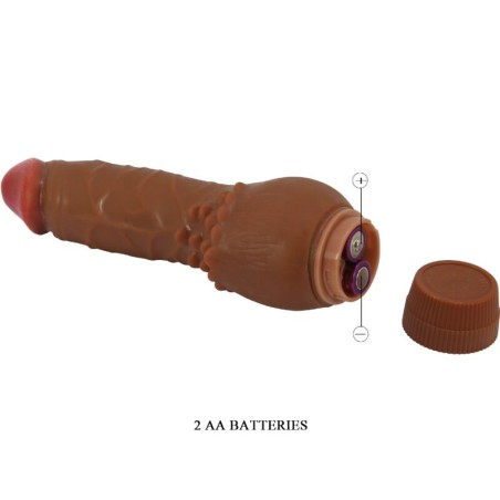 BAILE - BARBARA VIBRADOR REALÍSTICO 19.5 CM MULATO BAILE