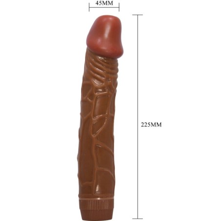 BAILE - BOB VIBRADOR REALÍSTICO 22.5 CM MULATO BAILE