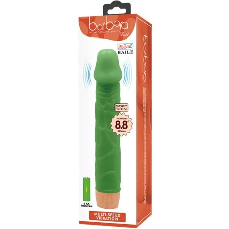 BAILE - BILL VIBRADOR REALÍSTICO 22.5 CM VERDE BAILE
