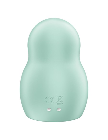 SATISFYER - PRO TO GO 1 ESTIMULADOR Y VIBRADOR DOBLE VERDE 
