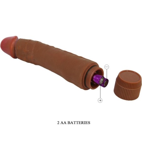 BAILE - DYBBUK VIBRADOR REALÍSTICO 24 CM MULATO BAILE