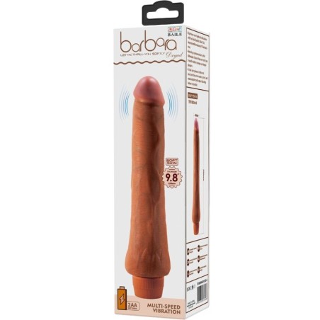 BAILE - DRYAD VIBRADOR REALÍSTICO 25 CM MULATO BAILE