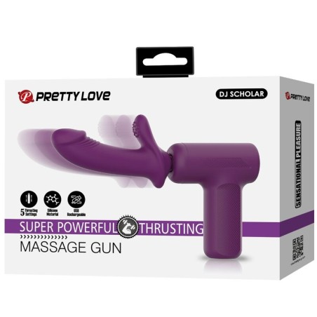 PRETTY LOVE - DJ SCHOLAR MASAJEADOR 5 CONFIGURACIONES MORADO PRETTY LOVE C-TYPE