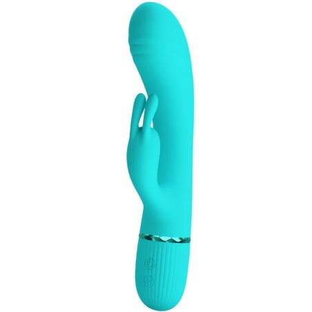 PRETTY LOVE - SCOCCO VIBRADOR RABBIT TURQUESA PRETTY LOVE FLIRTATION