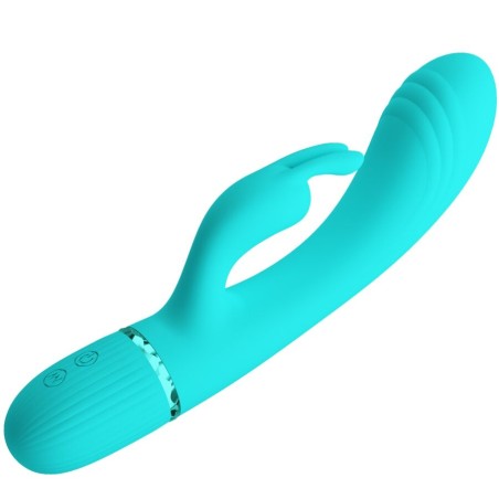 PRETTY LOVE - SCOCCO VIBRADOR RABBIT TURQUESA PRETTY LOVE FLIRTATION